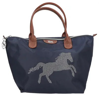 Obrázek produktu pro Depesche kabelka Miss Melody modrá nákupní taška LUXURY HORSE s motivem koně