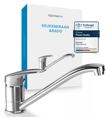Productafbeelding van Keukenkraan met 360 graden draaibare uitloop, eengreepsmengkraan