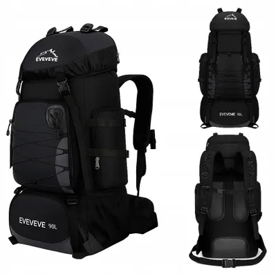 Produktbild von Militärischer Taktikrucksack 90 l Survival, Trekking, Bushcraft, Outdoor, 600D
