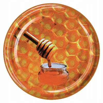 Obrázek produktu pro Bee&Honey ND73 Velká víčka na zavařovací sklenice na med (50 ks)