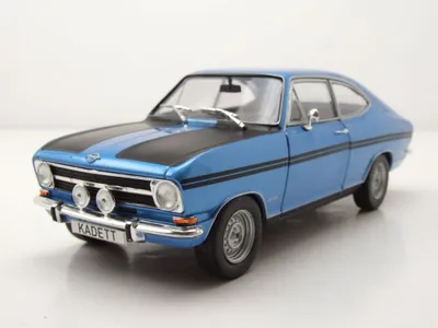 Produktbild von OPEL Kadett B Rallye 1967 Blau und Schwarz, WBXWB124106, Maßstab1/24, WHITEBOX