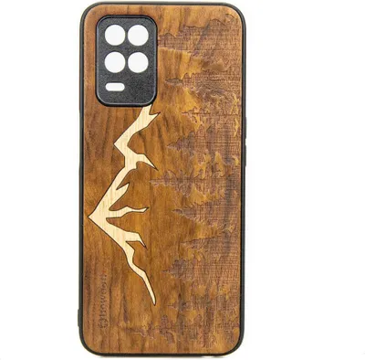Produktbild von Holzhülle Bewood für Realme 8 5G Imbuia-Gebirge
