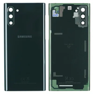 Produktbild von Samsung Galaxy Note 10 (SM-N970F) Backcover + Kameraglas + Kleber, Schwarz