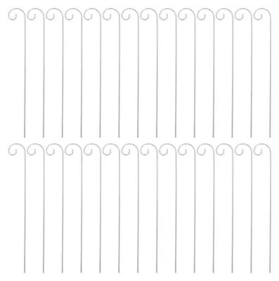 Image de Lot de 20 crochets métalliques pour plantes