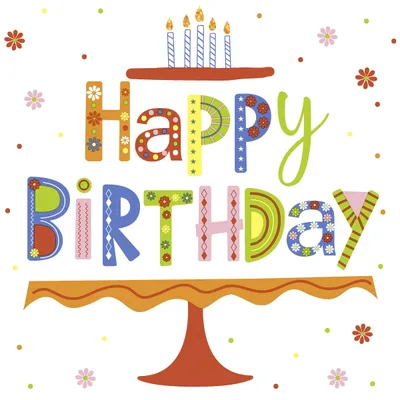 Image de Serviettes 33x33 cm - Happy B-day Colour
