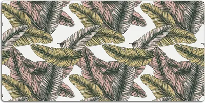 Produktbild von Schreibtischmatte Tischunterlage 100x50 cm Mauspad - Bananenblätter
