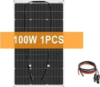 Obrázek produktu pro Solární panelový generátor energie, výkon 100 W, 1 kus