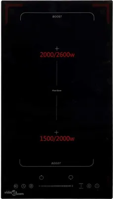 Zdjęcie produktu dla VIDAXL -Induktions -Kochfeld Flexizon 2 Kochzonen Touch Control 3500 W