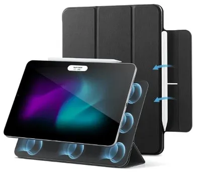 Produktbild von ESR iPad Air 11“ M2/M3/M4 Schutzhülle - Schwarz