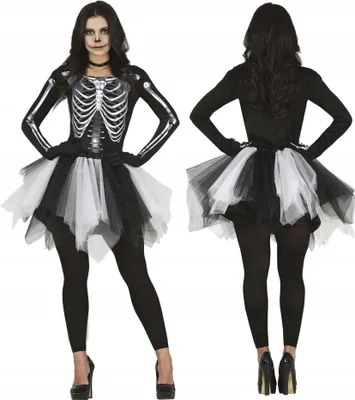 Produktbild von Skelett Halloween Kostümball L