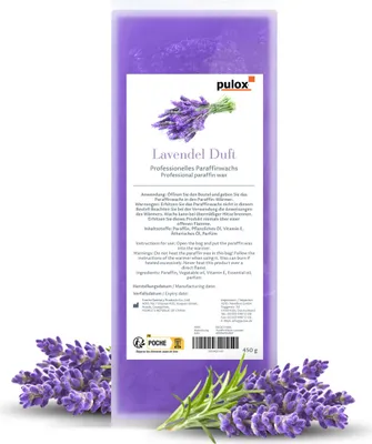 Produktbild von Pulox Paraffin-Wachs - Duft: Lavendel - 450 g - 1 Stk.