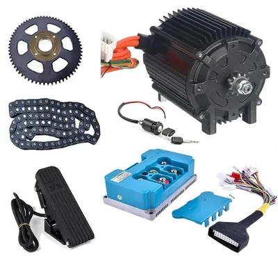 Image de Moteur électrique - Moteur électrique pour karting - Moteur BLDC - Moteur 72V - Moteur 5000W - Moteur haute puissance