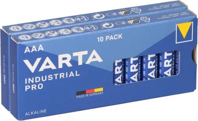 Produktbild von 20x Batterien Micro AAA LR3 LR03 MN2400 VARTA 4003 Industrial Batterie