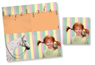 Produktbild von Pippi Langstrumpf – Servietten
