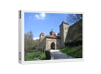 Produktbild von raxxa Premium-Puzzle "Kobolzeller Tor Rothenburg ob der Tauber", 1000 Teile