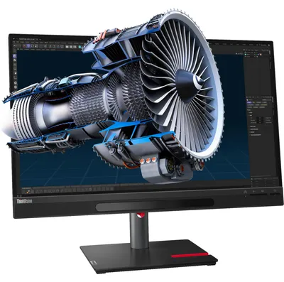 Produktbild von Lenovo ThinkVision 27 3D Monitor, 68,6 cm (27"), 3840 x 2160 Pixel, 4K Ultra HD, LED, 6 ms, Schwarz