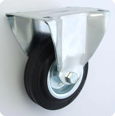 Immagine prodotto di Ruota In Metallo-Gomma 125 Mm Carcassa Fissa 23