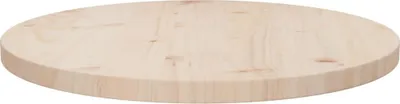 Produktbild von vidaXL Tischplatte Ø50x2,5 cm Massivholz Kiefer