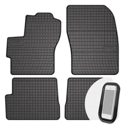 Produktbild von moto-MOLTICO Gummimatten Auto, 4-teiliges Set, Allwetter Gummi Fußmatten, Antirutsch & Wasserfest Autoteppiche - passend für Mazda 3 2003-2010