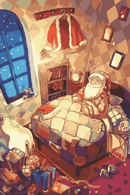 Image de Ensemble de numéros Kerstman pour adultes et enfants