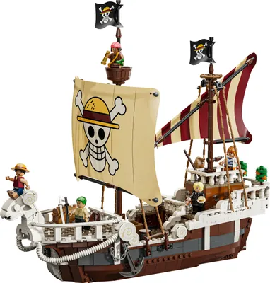 Produktbild von LEGO ONE PIECE - Das Piratenschiff Flying Lamb (Going Merry) - Spielset mit 5 Minifiguren - inkl. Ruffy, Zoro & Nami - Spielzeug zum Bauen - Geschenk für Jungen, Mädchen & Fans ab 10 Jahren - 75639