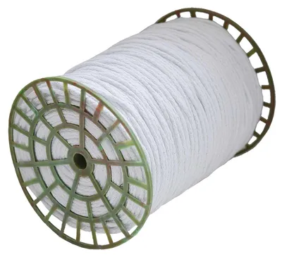 350m Polyester-Seil Ø 4mm auf Rolle Universalseil Kordel weiß