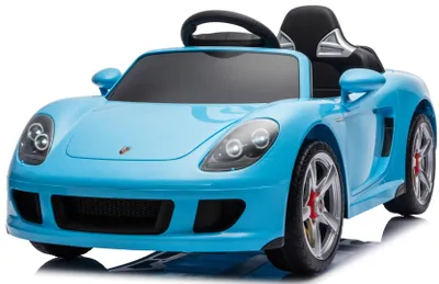 Produktbild von Elektro Kinderfahrzeug Porsche Carrera GT Kinderauto Elektroauto Akku MP3 Fernbedienung blau Sun Baby