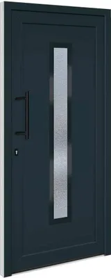 Produktbild von vidaXL Haustür Anthrazit 98x200 cm PVC