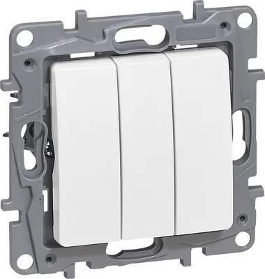 Produktbild von NILOE Dreifachsteckverbinder 10 AX weiß 764503