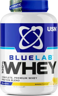 Produktbild von USN Blue Lab Whey- 2 kg Banana