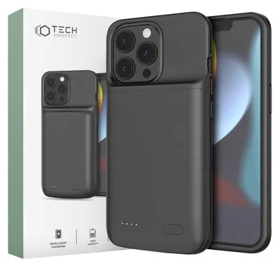 Image de Tech-Protect Powercase 4800Mah Iphone 13 / 13 Pro Noir