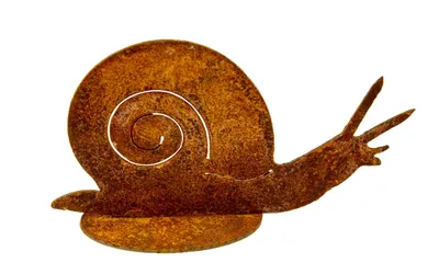 Produktbild von Edelrost Gartenfigur Schnecke rostige Gartendekoration aus Metall Rost Deko