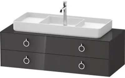 Produktbild von DURAVIT WT4992MH1H10010 Konsolen-WTU wh White Tulip 550x1300x