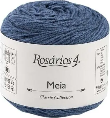 Produktbild von Rosários 4 Meia 13 Denim Strickgarn