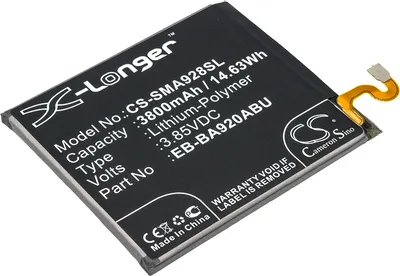 Produktbild von TECHTEK Akku Kompatibel mit [Samsung] Galaxy A9 2018, Galaxy A9 2018 TD-LTE, Galaxy A9s 2018, Galaxy A9s 2018 Dual SIM, SM-A920, SM-A9200, SM-A920F,