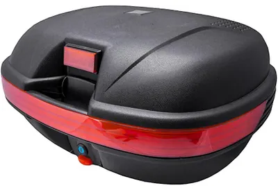 Produktbild von BT800-Gehäuse, 43 l, schwarz, roter Reflektor
