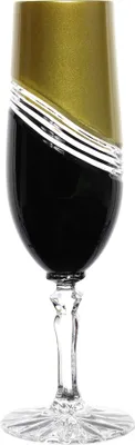 Produktbild von Sektglas Gold and Black 170 ml