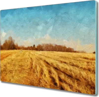 Produktbild von Coloray Kochplattenabdeckung Herdabdeckplatte 60x52 cm Hackbrett Schneidebrett Küchenbrett - Dorfwaldfläche