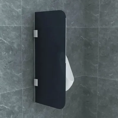 Produktbild von Aloni Glas Trennwand Urinal Schamwand Rauchglas 900x400 8mm