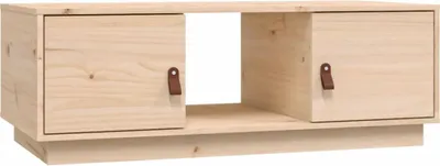 Produktbild von vidaXL Couchtisch 100x50x35 cm Massivholz Kiefer