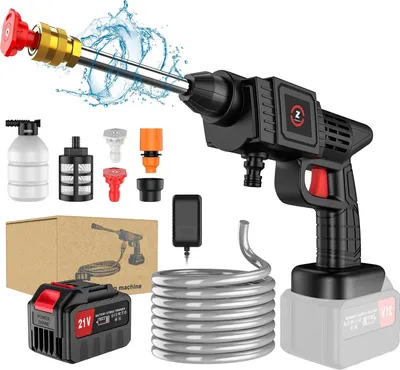 Zdjęcie produktu dla Wysokociśnieniowy pistolet natryskowy, bezprzewodowy, mocny, z akumulatorem 1X15Cell