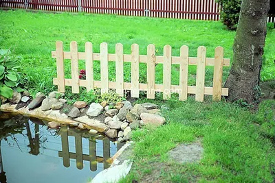 Produktbild von Zaunfelder 200x70cm Sibirische Lärche Muster gerade Ausführung
