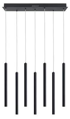 Zdjęcie produktu dla Lampa wisząca LED VALDES czarna 35W Odcienie bieli 1300lm metal wym:150x56,5x15cm IP20 Italux