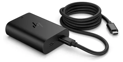 Immagine prodotto di Caricabatterie per laptop HP GaN USB-C - Alimentazione - AC 115/230 V - 65 Watt - Porte di uscita: 2 - Europa