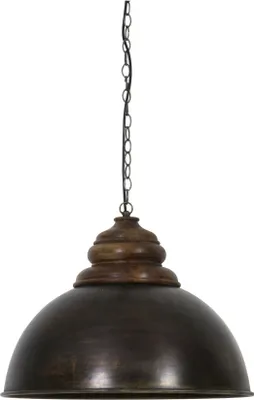 Produktbild von Light & Living - Hängeleuchte Leia - Schwarz - Ø52cm Hängelampe - Esstischlampe - Wohnzimmerlampe - Schlafzimmerlampe - Wohnzimmer