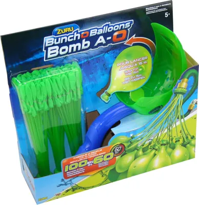Produktbild von Zuru Bunch O Balloons Wasserbomben grün mit Launcher Werfer