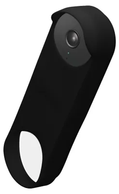 Produktbild von kwmobile Hülle kompatibel mit Google Nest Doorbell - Silikon Cover Case Schutzhülle für Video Türklingel Schwarz
