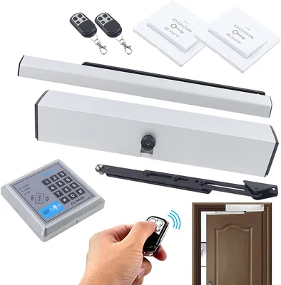 Produktbild von Schiebetorantrieb  Türöffner Automatisch Torantrieb mit Fernbedienung & Druckknopf Set