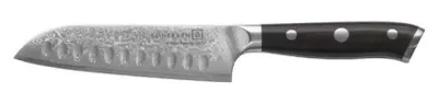 Image de KOHERSEN Elegance Santoku en bois d'ébène acier Damas 12.7 cm