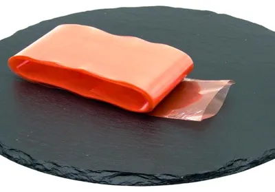 Zdjęcie produktu dla Osłonka do wędlin z tworzywa sztucznego 40 mm/5 m – przezroczysta różowa osłonka sterylna, osłonki sztuczne, osłonki z tworzywa sztucznego do wędlin, osłonka z tworzywa sztucznego